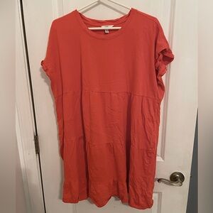 FREE with purchase Time and Tru XL Salmon T-Shirt Dress